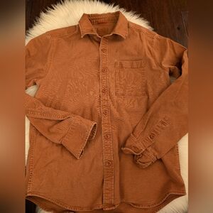 Topo Designs Men's Dirt Shirt Long Sleeve Button Down M Medium